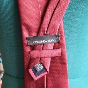 Jones New York Burgundy Tie